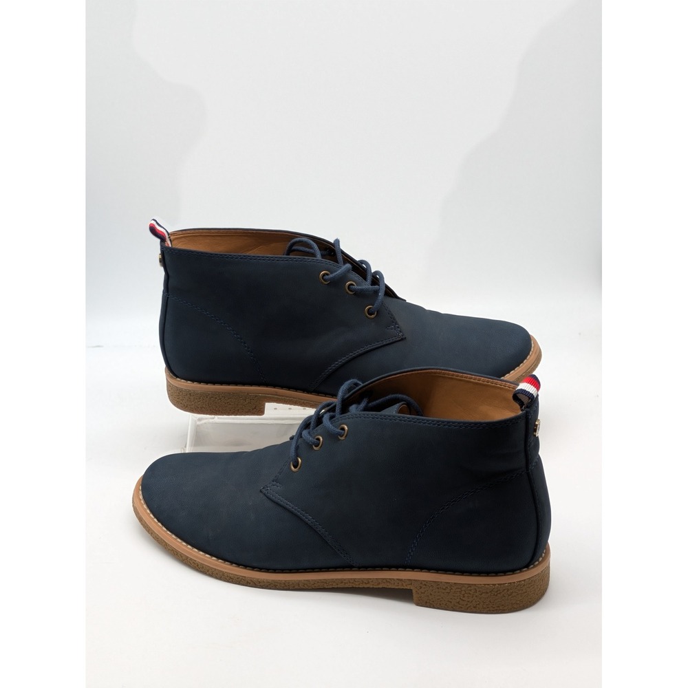Tommy Hilfiger Women's 9M TWBENAY-SS Navy Lace Up Chukka Ankle Boots